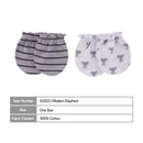 Hudson Baby 2 Pairs Scratch Mittens Set (100% Cotton)-15