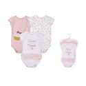 Hudson Baby 3pcs Bodysuit Short Sleeve Set (0-3m/3-6m/6-9m/9-12m)