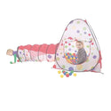 BabyOne Kids Play Tent Ball House with Tunnel (100pcs Balls)