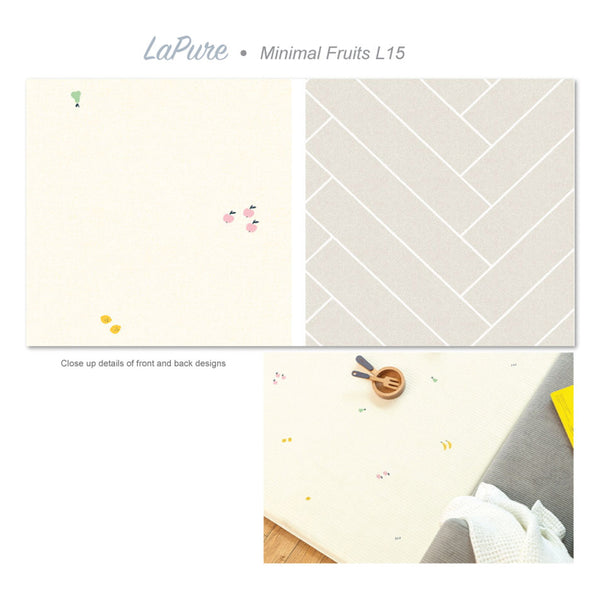Parklon LaPure Bumper Playmat - Minimal Fruits (S12/M12/L15)