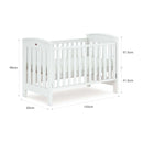 [Display Set] Australia Boori Classic Convertible Baby Cot/ Toddler Cot + FREE Toddler Bed Guard-3