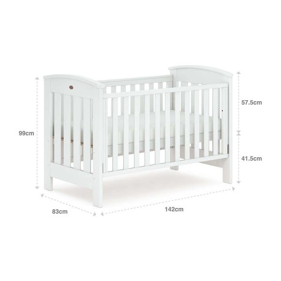 [Display Set] Australia Boori Classic Convertible Baby Cot/ Toddler Cot + FREE Toddler Bed Guard