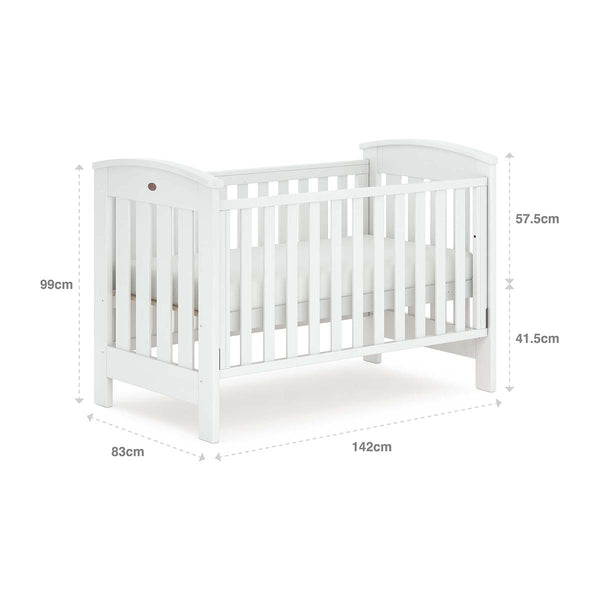 Australia Boori Classic Convertible Baby Cot/ Toddler Cot + FREE Toddler Bed Guard