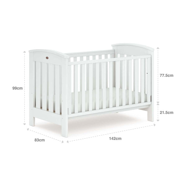 Australia Boori Classic Convertible Baby Cot/ Toddler Cot + FREE Toddler Bed Guard