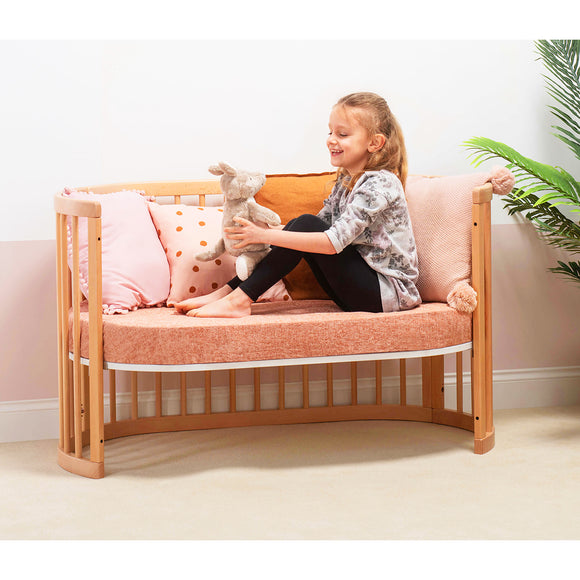 Australia Boori Oasis Oval Convertible Cot + FREE Pocket Spring Mattress