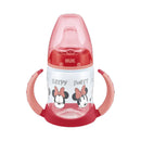 NUK Premium Choice PP 150ml Mickey/ Minnie Mouse Temperature Control Learner Bottle-4