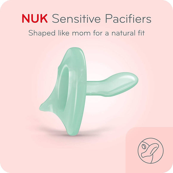 NUK Sensitive Silicone Soother (0-6 months / 6-18 months)