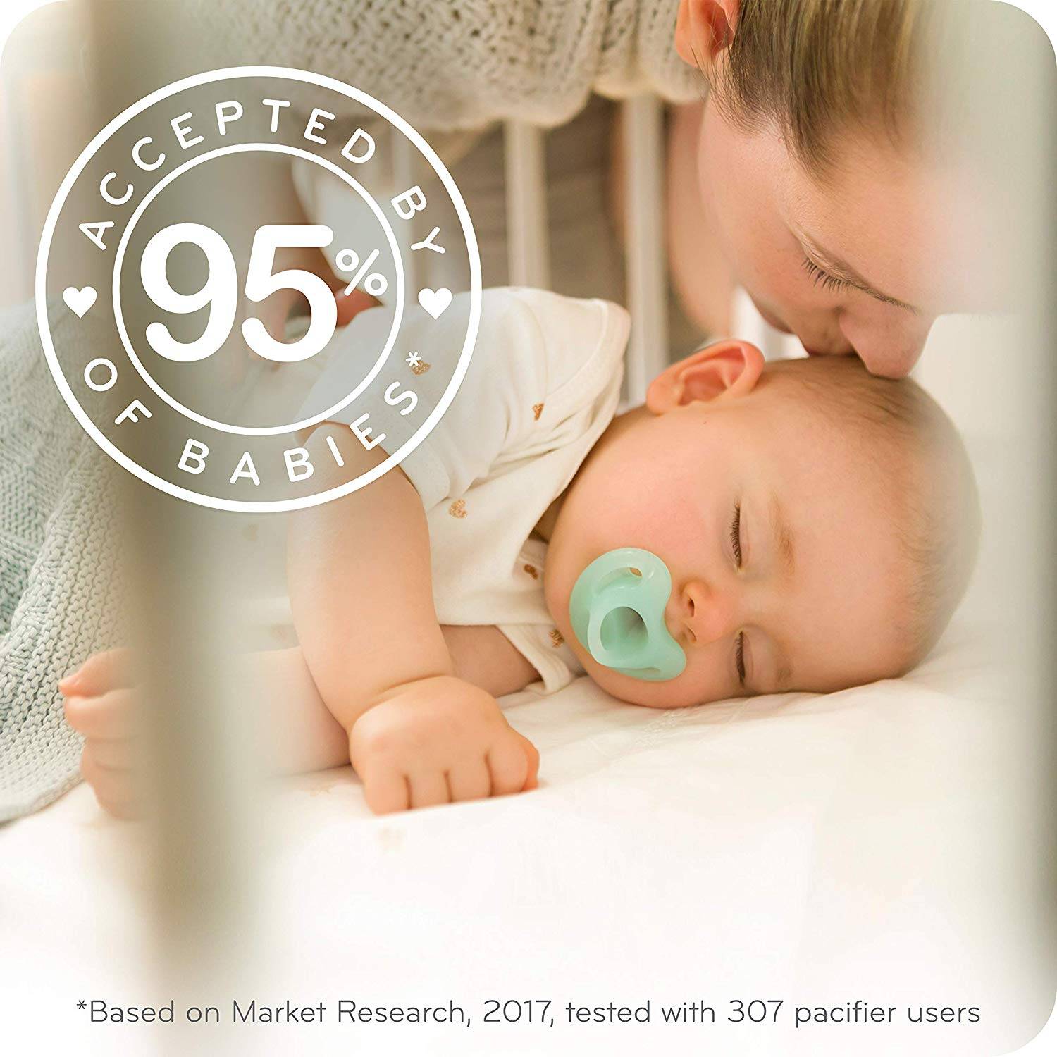 NUK Sensitive Silicone Soother (0-6 months / 6-18 months)