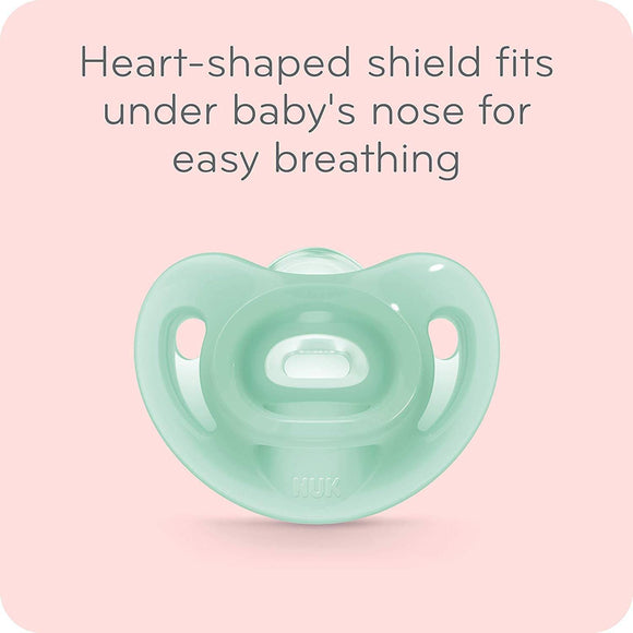 NUK Sensitive Silicone Soother (0-6 months / 6-18 months)