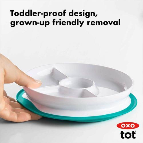 OXO Tot Stick & Stay Divided Plate