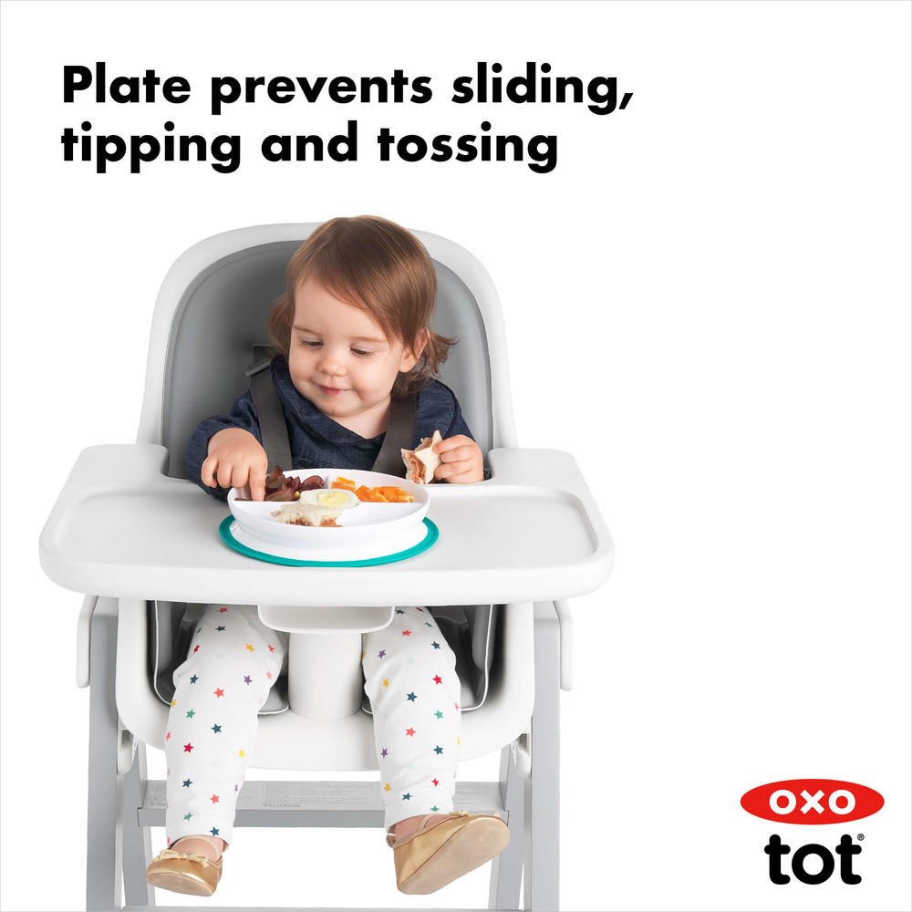 OXO Tot Stick & Stay Divided Plate