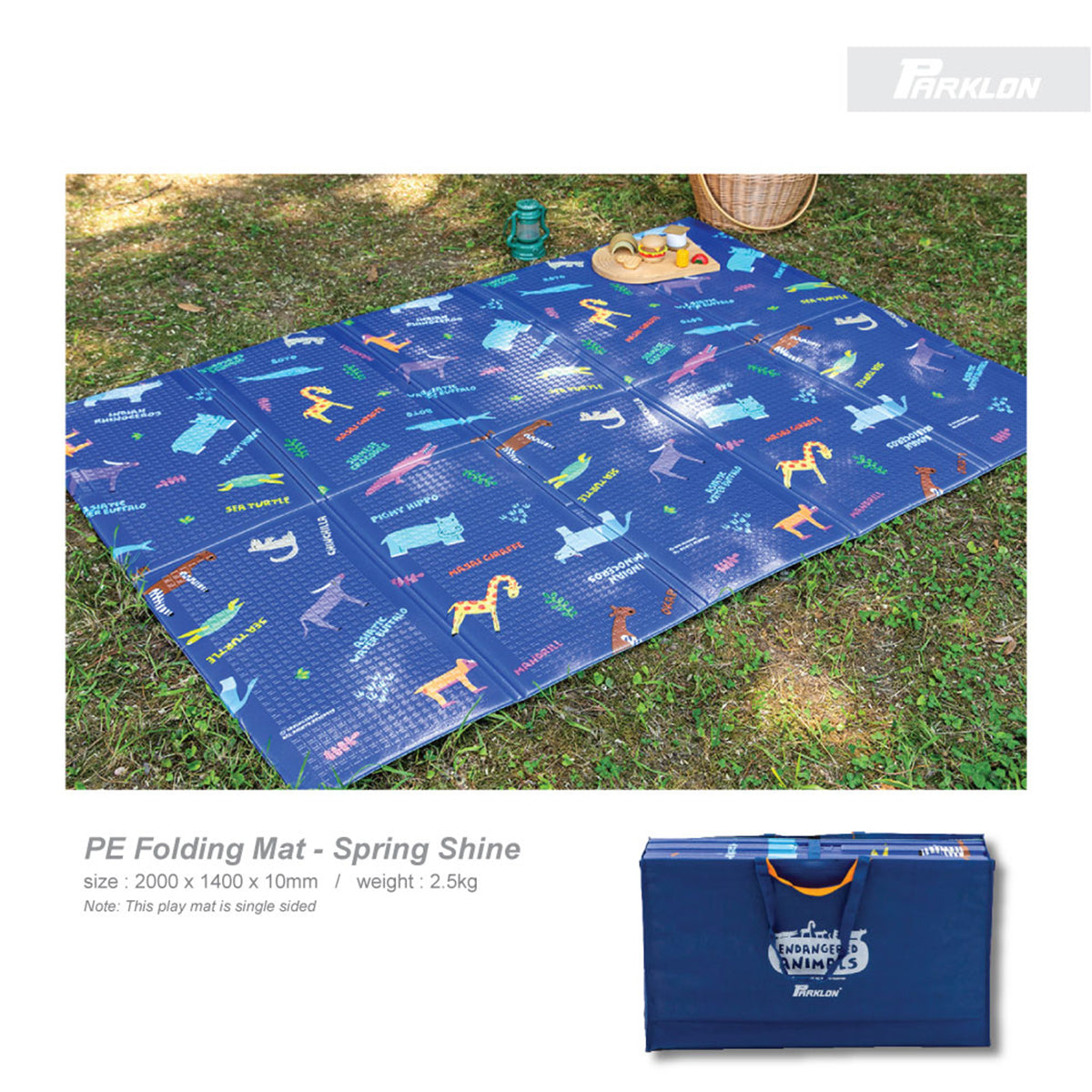 Spring Weather Mat Parklon PE Folding Mat Spring Shine | Baby Kingdom Pte Ltd