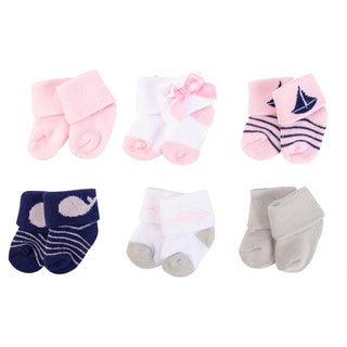 Buy pink Luvable Friends 6pcs Baby Terry Socks