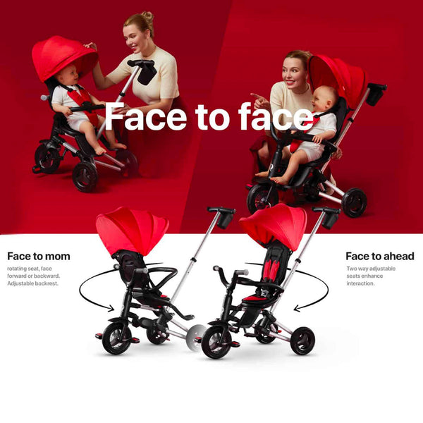 Qplay Nova Niello S700 EVA (6in1 ) Fast Folding Trike