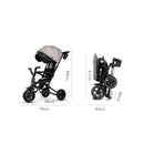 Qplay Nova Niello S700 EVA (6in1 ) Fast Folding Trike (10-36 Months)-6