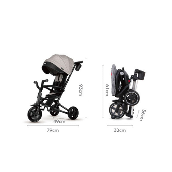 Qplay Nova Niello S700 EVA (6in1 ) Fast Folding Trike (10-36 Months)