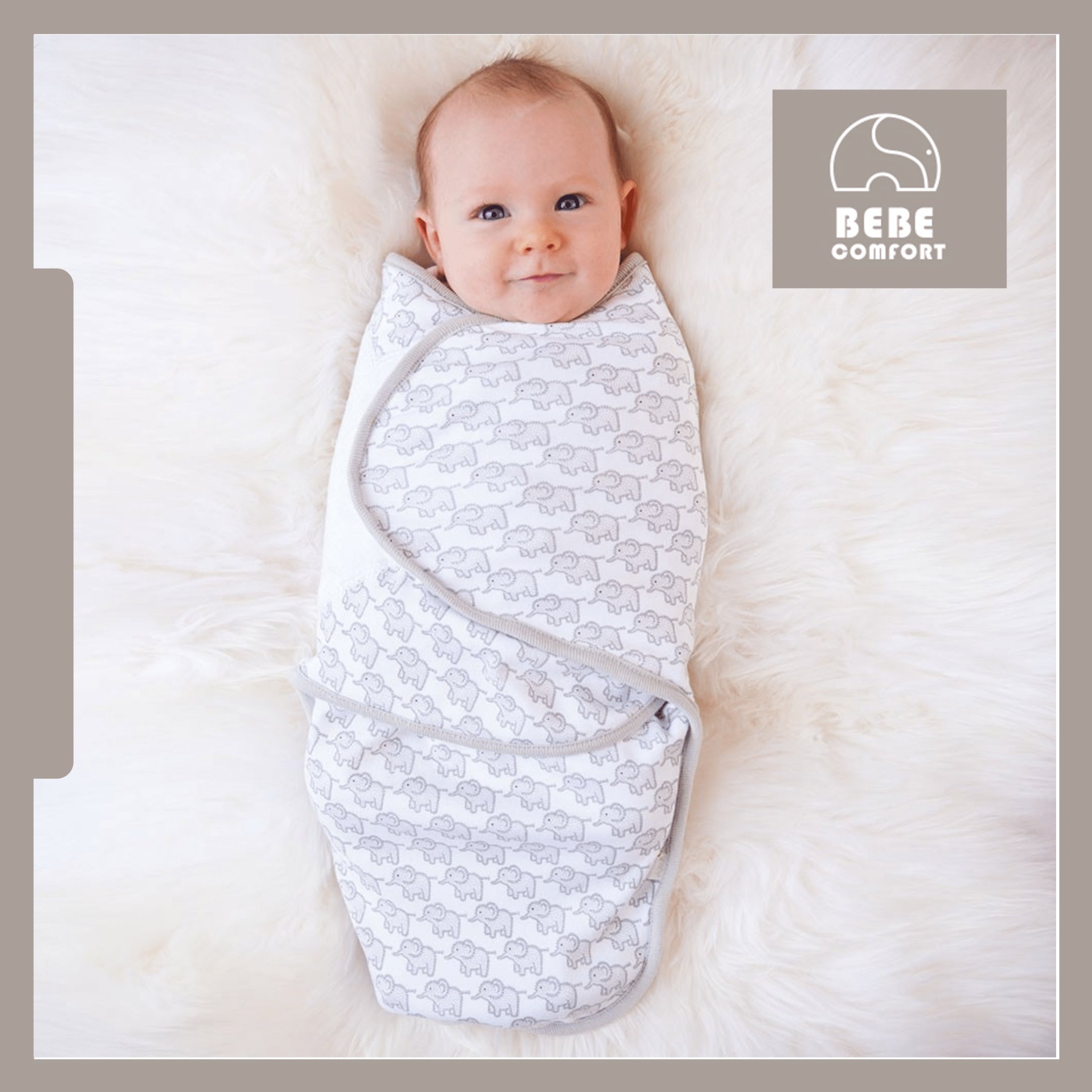 Luvable Friends Bebe Comfort Wrap Swaddle Blanket (0-3 Months)