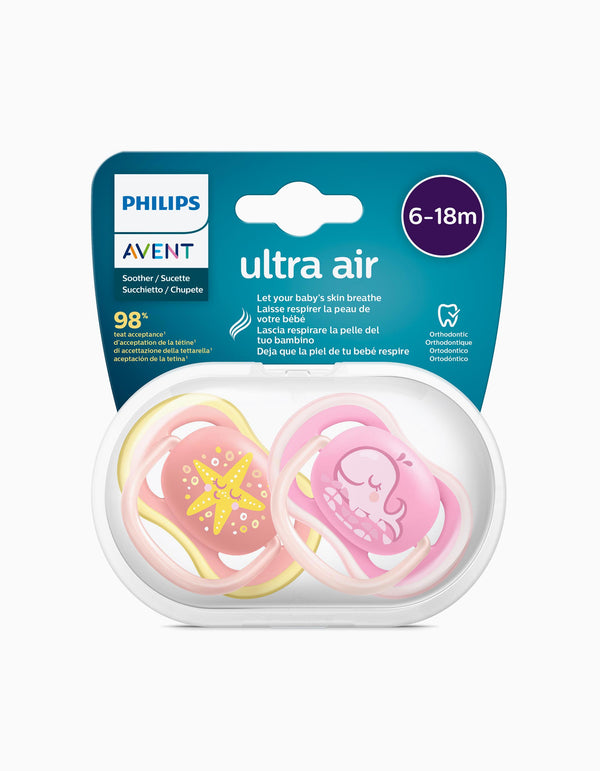 Philips Avent Ultra Air Pacifier (0-6M / 6-18M)