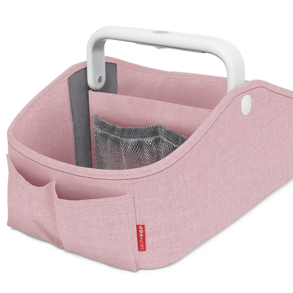 Skip Hop Nursery Style Light Up Nappy Caddy (Pink Heather)