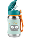 Skip Hop Zoo / Spark Style Stainless Steel Straw Bottle (12oz/350ml)-8