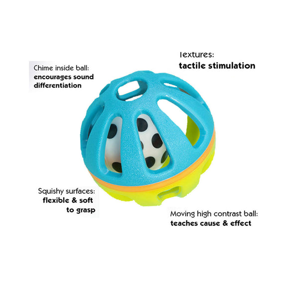 Sassy Squish and Chime Ball 0m+