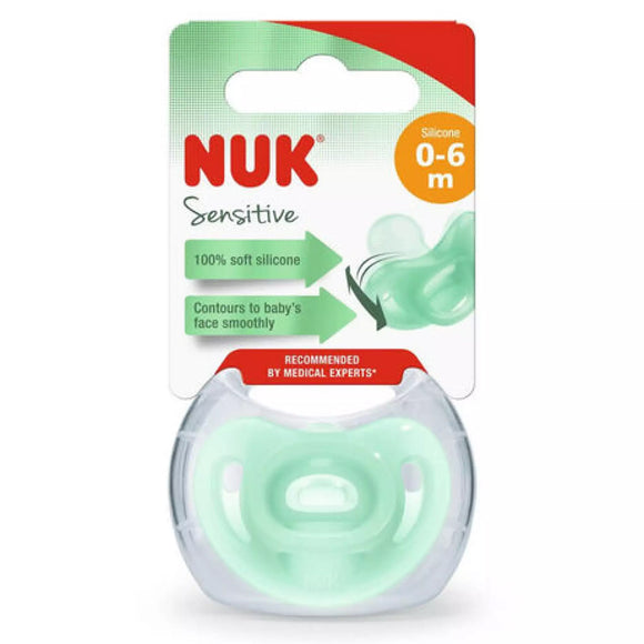 NUK Sensitive Silicone Soother (0-6 months / 6-18 months)