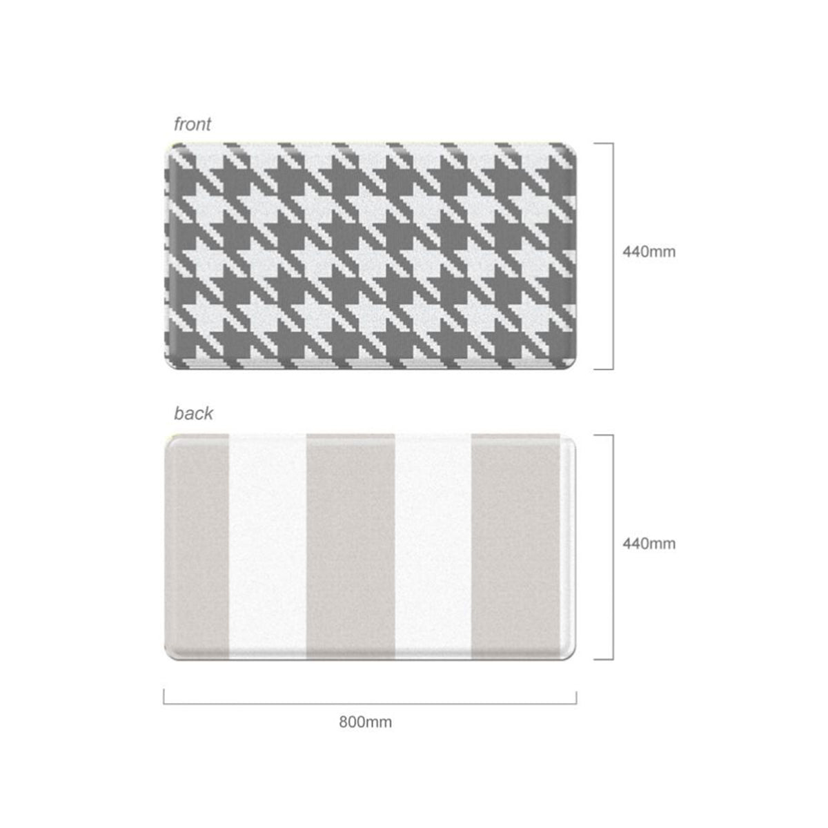Parklon Multipurpose Mat Hound Checks (800/950x440x15mm)