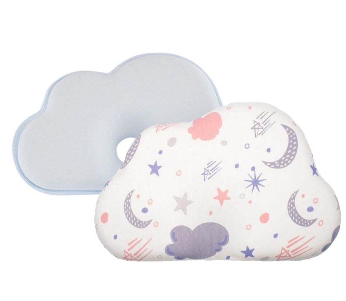 Babydreams Organic Anti Flat Head Shaping Memory Foam Newborn Baby Pillow Free Case
