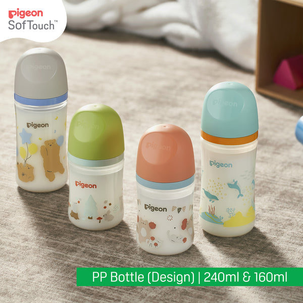 Pigeon SofTouch™ PP Nursing Bottle (160ml/240ml/330ml)