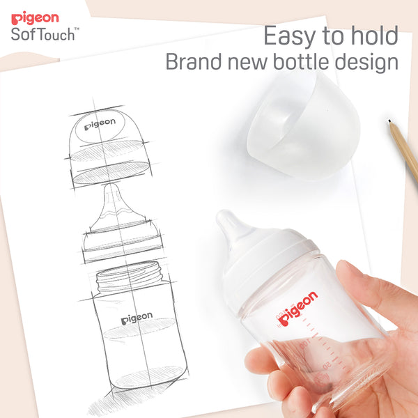 Pigeon SofTouch™ PPSU Nursing Bottle (160ml/240ml)