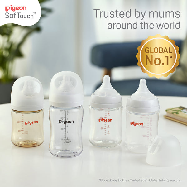 Pigeon SofTouch™ PPSU Nursing Bottle (160ml/240ml)