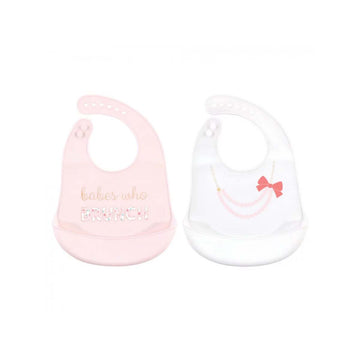 Hudson Baby 2pcs Silicone Bib - 0