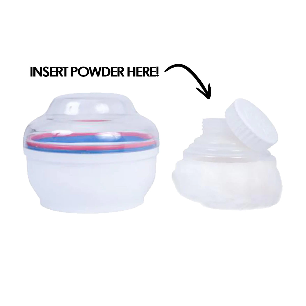 Tollyjoy Powder Puff With Compartment