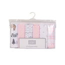Hudson Baby 6pcs Quilted Washcloths (9x9inch)-8