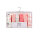 Hudson Baby 6pcs Quilted Washcloths (9x9inch)-7