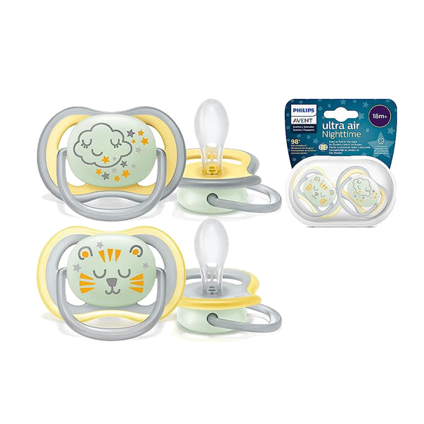 Philips Avent Ultra Air Nightlight Baby Soother (18m+)