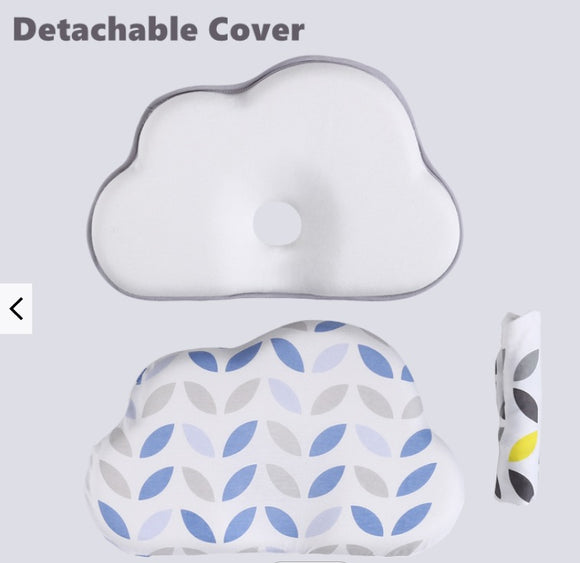 Babydreams Organic Anti Flat Head Shaping Memory Foam Newborn Baby Pillow Free Case