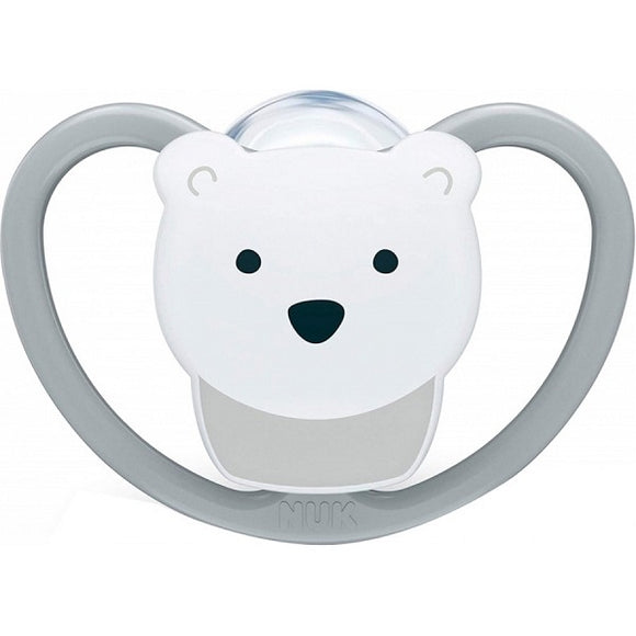 NUK Space Silicone Soother Pacifier (0-6/6-18/18-36 Months)