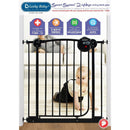 Lucky Baby Smart System 2 Ways Swing Back Steel Gate - Black-5