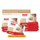 NUK Dry Cotton Baby Wipes (For dry and wet usage) (80s x 6packs)-6