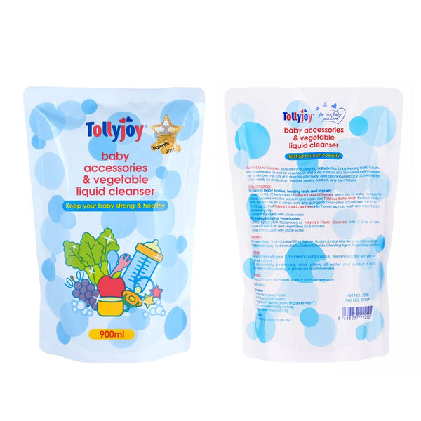 Tollyjoy Baby Accessories and Vegetable Liquid Cleanser (3/ 6/ 12 Refill Packs)(Promo)