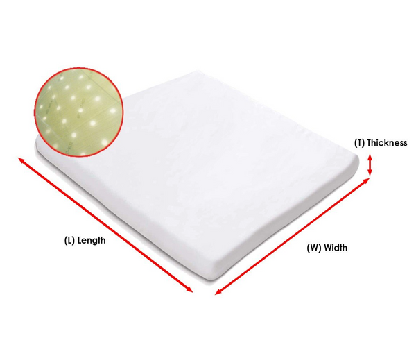 Babydreams 3 inch Foam Mattress with Holes - 37x37x3 inch