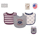 Hudson Baby 3pcs Drooler Bib-1