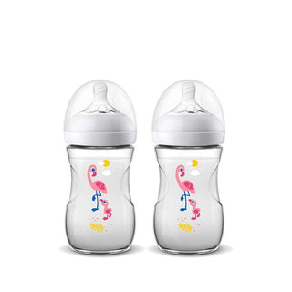 Philips Avent Exclusive Natural Baby Bottle with Animal Design 260ml