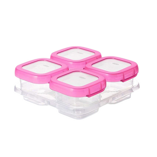 Buy pink OXO Tot Baby Blocks Freezer Storage Containers - 120ml