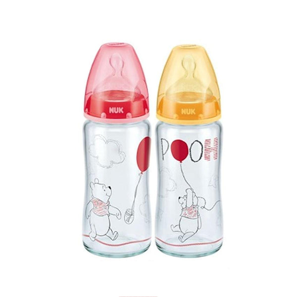 NUK Premium Choice Winnie The Pooh Glass Bottle