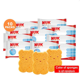 NUK Baby Wipes and Bath Sponges (Promo)