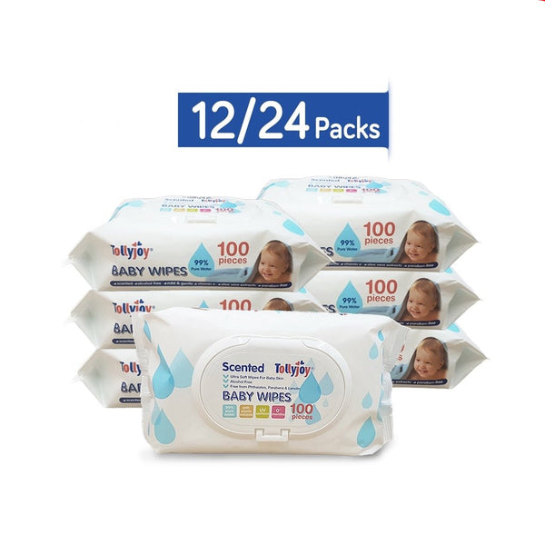 Tollyjoy Scented Baby Wipes - 100pcs per pack (2in1 pack) (Promo)