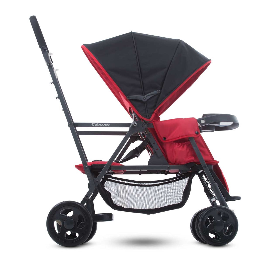 joovy double stroller tandem Joovy Caboose Sit and Stand Stroller Tandem Double Stroller