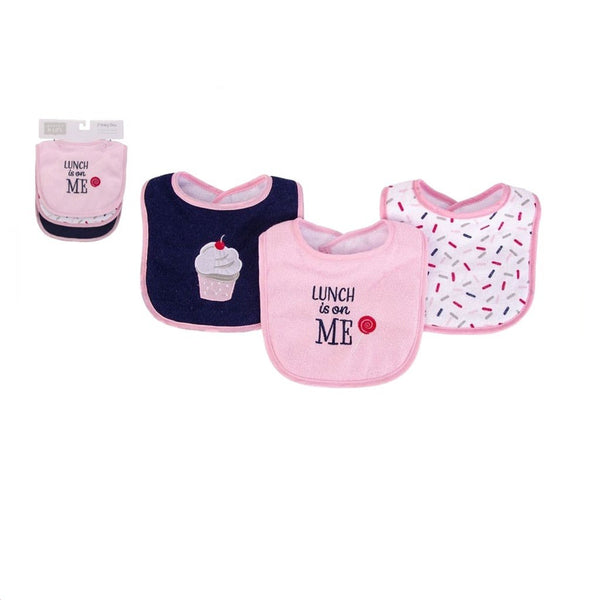 Hudson Baby 3pcs Drooler Bibs